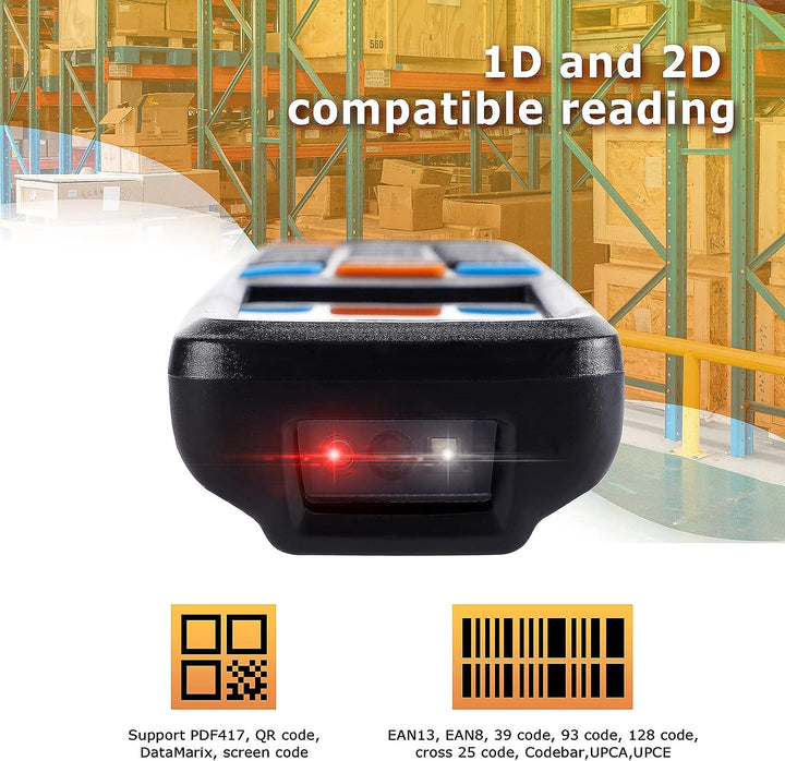 JRHC 2D Inventar Barcode-Scanner und Sammler mit 2.4GHz Wireless USB Empfänger Multifunktionaler 2.8