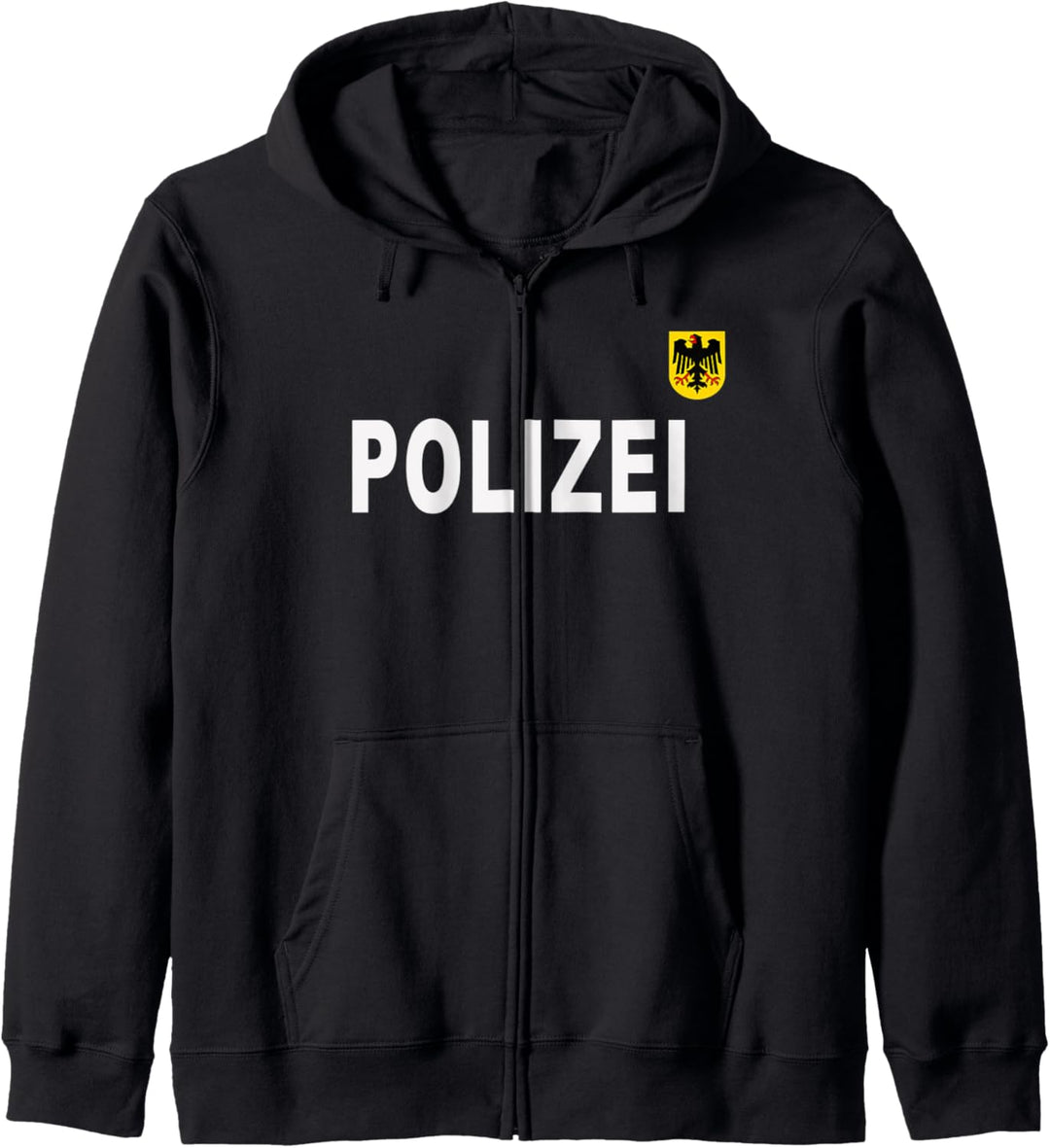 Deutsche Polizei Uniform Polizist Kostüm Herren Damen Kinder Kapuzenjacke