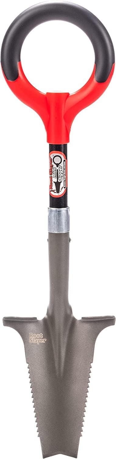 Radius Garden 22411 Root Slayer Mini-Baggerschaufel, rot Minibagger, Minibagger