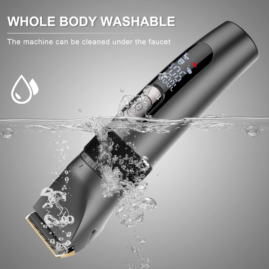 Hatteker Profi Haarschneidemaschine Herren Bartschneider Barttrimmer Haarschneider Haartrimmer Langh