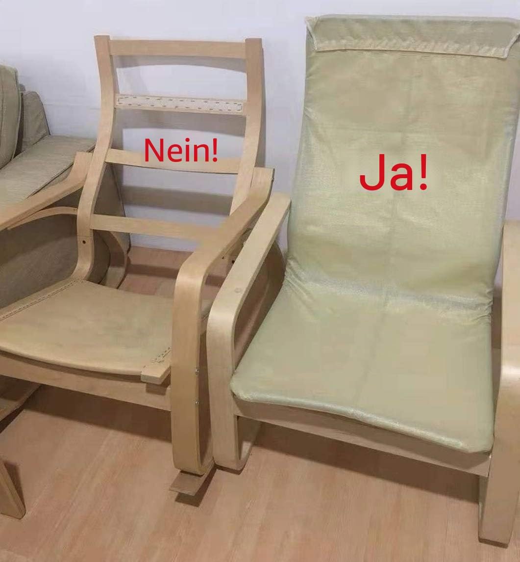 HomeTown Market Der strapazierfähige Pello-Ersatzbezug ist kompatibel mit IKEA Pello Stuhl oder Sess