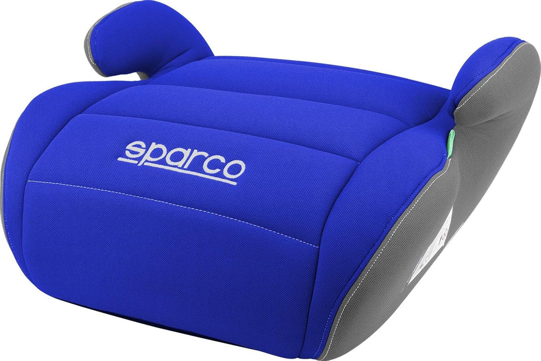 Sparco Baby Booster 125—150 I-SIZE R129 Autoaufsatz für Kinder, Blau/Grau Blau und Grau, Blau und Gr