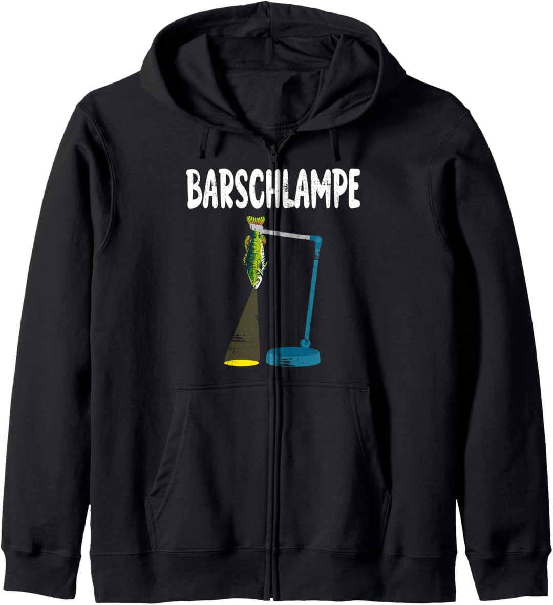Barschlampe Barsch Fischen Karpfen Hecht Mann Carp Fishing Kapuzenjacke