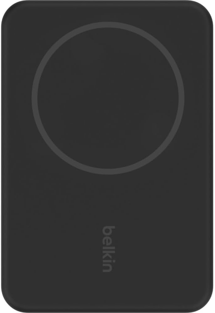 Belkin magnetische 5000-mAh-Powerbank, externer Handy-Akku, kompatibel mit MagSafe, mit Passthrough-