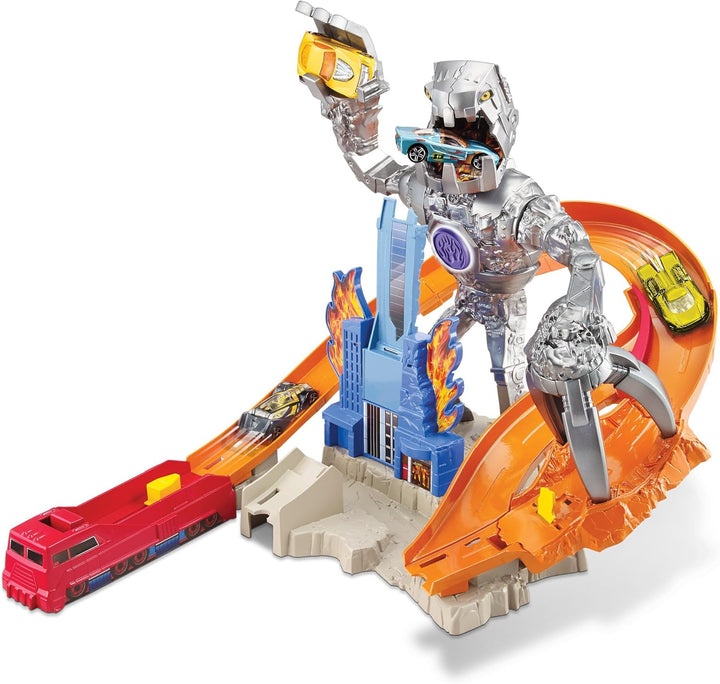 Hot Wheels Mattel CDR06 - Nitrobot-Attacke Spielset