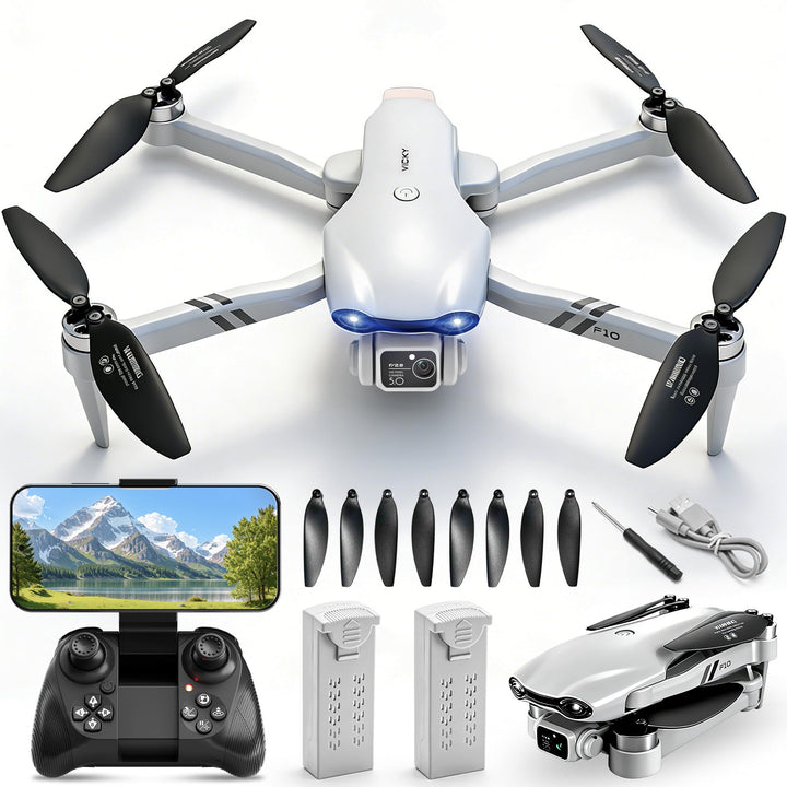 Jiakora Drohne mit Kamera für Kinder und Erwachsene, WiFi FPV Bürstenlosem Motor RC Drohne, Quadcopt