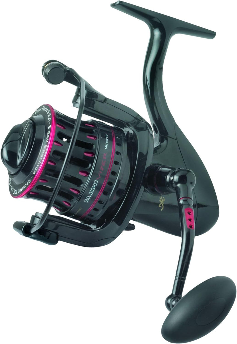 Browning Premium Angelrolle Black Viper MK FD 850, Schwarz-Rot