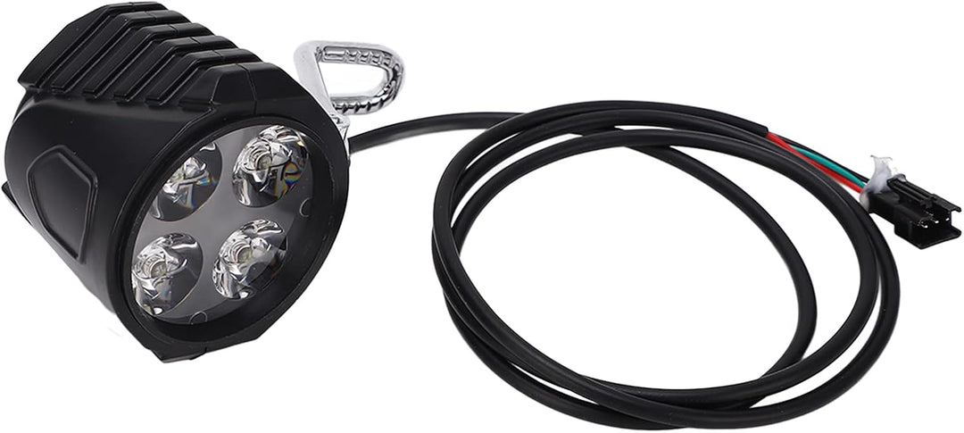 Denash Elektroroller-Frontlicht, Elektroroller-Hupenscheinwerfer Universal 12-72 V ABS Praktisches 1