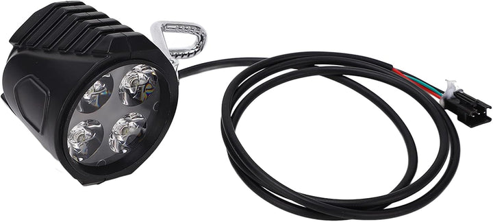 Denash Elektroroller-Frontlicht, Elektroroller-Hupenscheinwerfer Universal 12-72 V ABS Praktisches 1