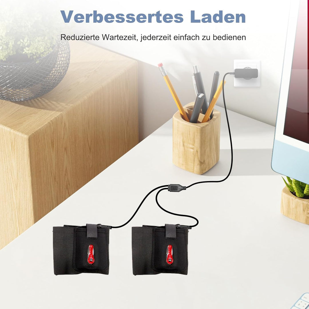 8.4V 2A Netzteil Ladegerät Kompatibel mit Thermrup beheizbare Handschuhe und Einlegesohle Ladegeräte