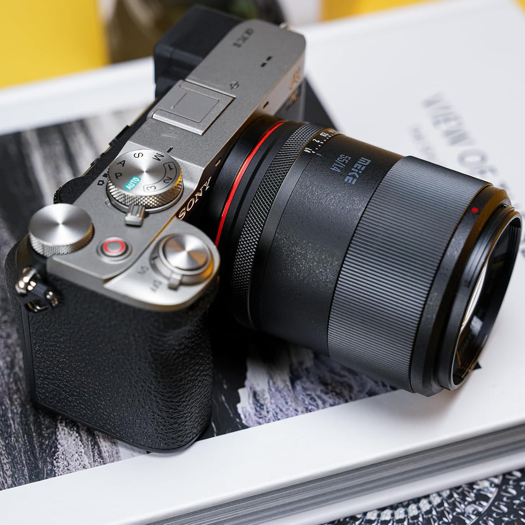 Meike 55mm F1.4 Standard Aperture APS-C Frame Auto Focus Fix Portrait Lenses for Sony E-Mount Mirror