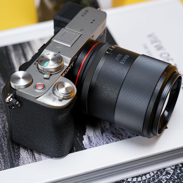 Meike 55mm F1.4 Standard Aperture APS-C Frame Auto Focus Fix Portrait Lenses for Sony E-Mount Mirror