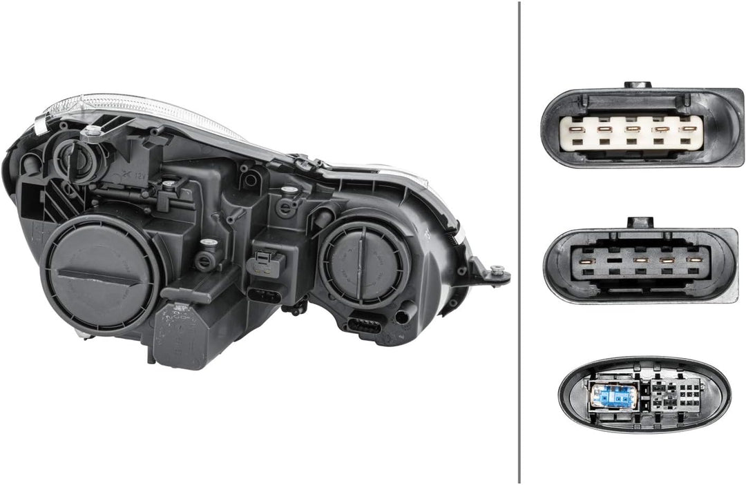 HELLA 1EL 009 260-551 Bi-Xenon/Halogen-Hauptscheinwerfer - links - für u.a. Mercedes-Benz E-Class (W