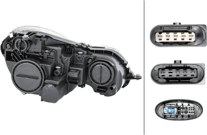 HELLA 1EL 009 260-551 Bi-Xenon/Halogen-Hauptscheinwerfer - links - für u.a. Mercedes-Benz E-Class (W