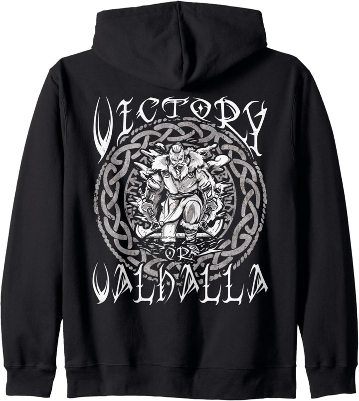 Viking Vikings Nordische Norse - Sieg oder Valhalla Kapuzenjacke
