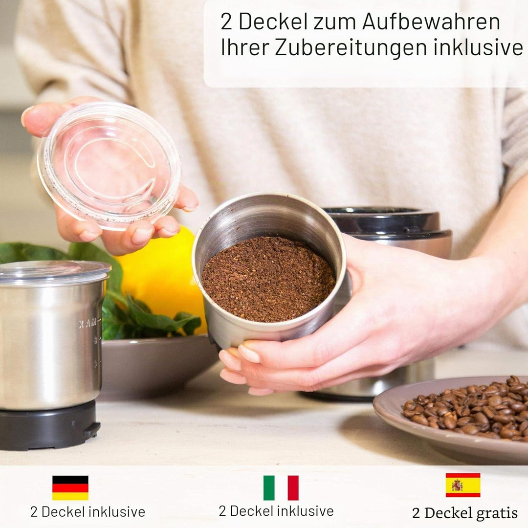 Kaffeemühle Elektrische - Schlagmesser Kräftige - mahlen Kaffeebohnen Gewürze Kräutern Nüsse