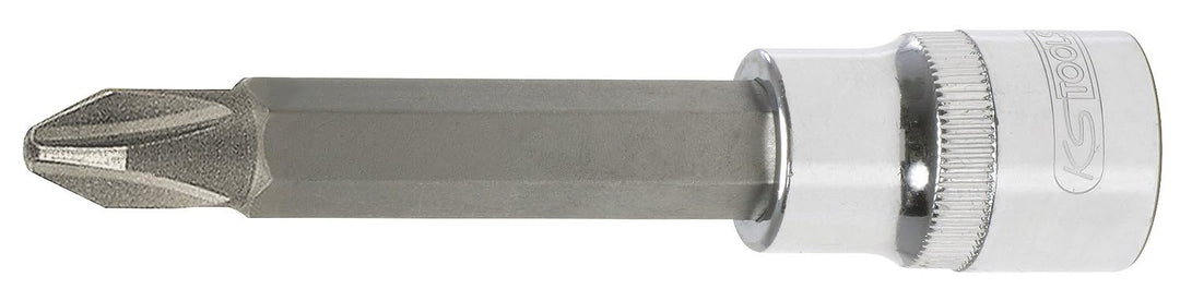 KS Tools 918.1687 1/2" CHROMEplus Bit-Stecknuss, lang, PH3