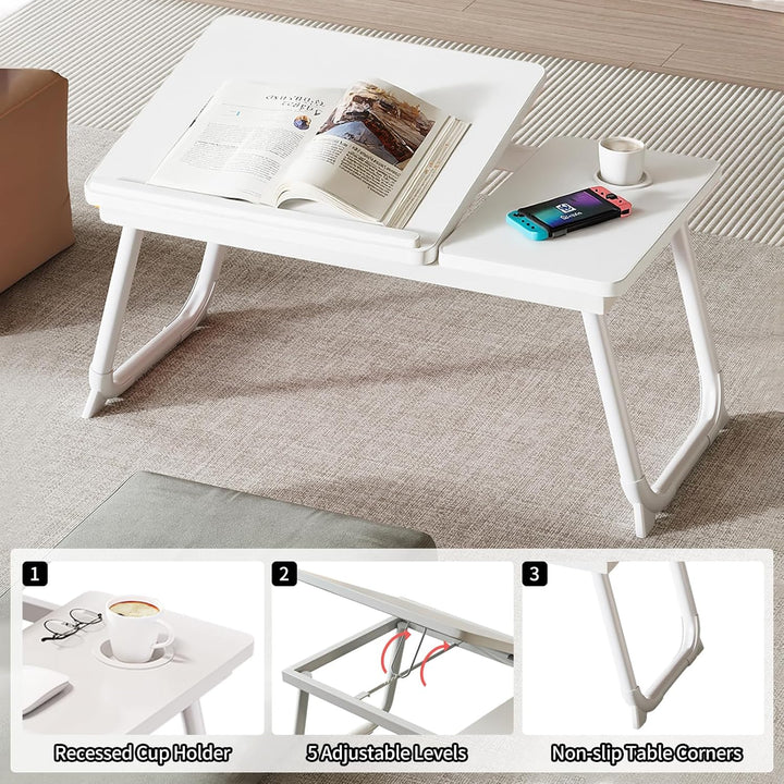 Laptoptisch Bett Klappbar Laptop Betttisch Notebooktisch Bed Table Esstablett Bed Tray FrüHstüCk im