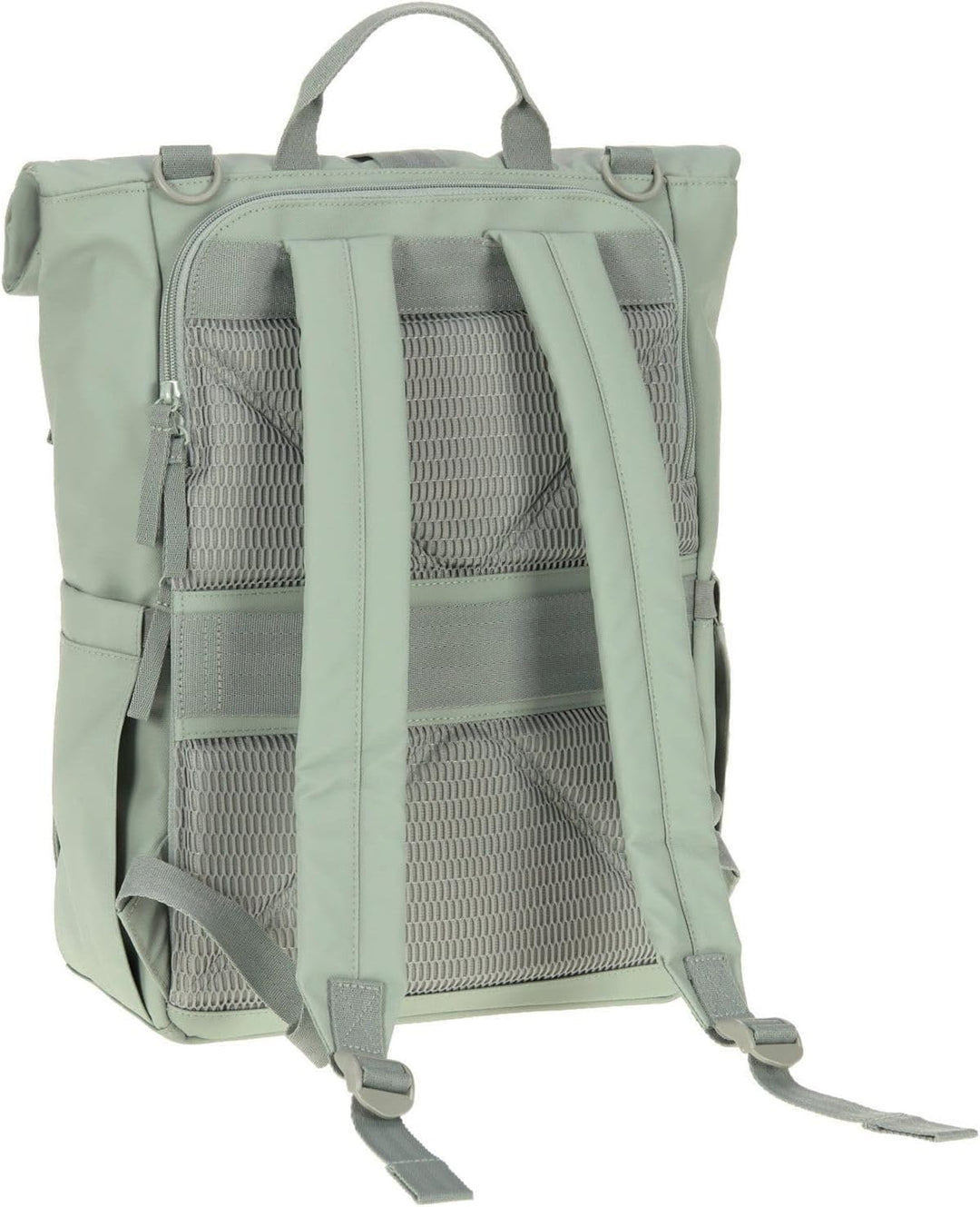 LÄSSIG Baby Wickelrucksack Wickeltasche Rucksack mit Wickelunterlage, Kinderwagenbefestigung, Flasch