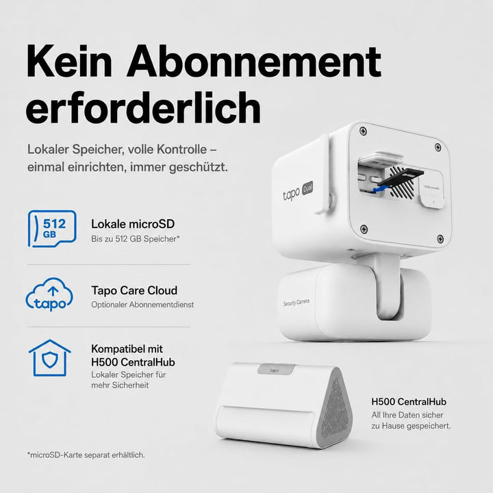 Tapo C675D KIT 4K Solar-Überwachungskamera Aussen mit Akku, 169° Ultraweitwinkel & 6mm Teleobjektiv,