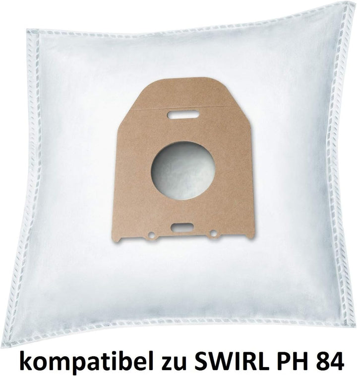 rs-products I 50x Staubsaugerbeutel kompatibel zu Swirl PH84 / PH 84, passend für Philips Classique/