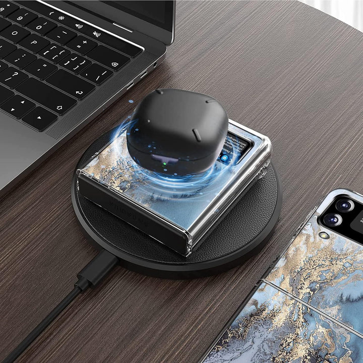2 Stücke Kompatibel Mit Samsung Galaxy Z Flip 4 5G Hülle Silikon Dünn Klar Case Slim Transparent Fle