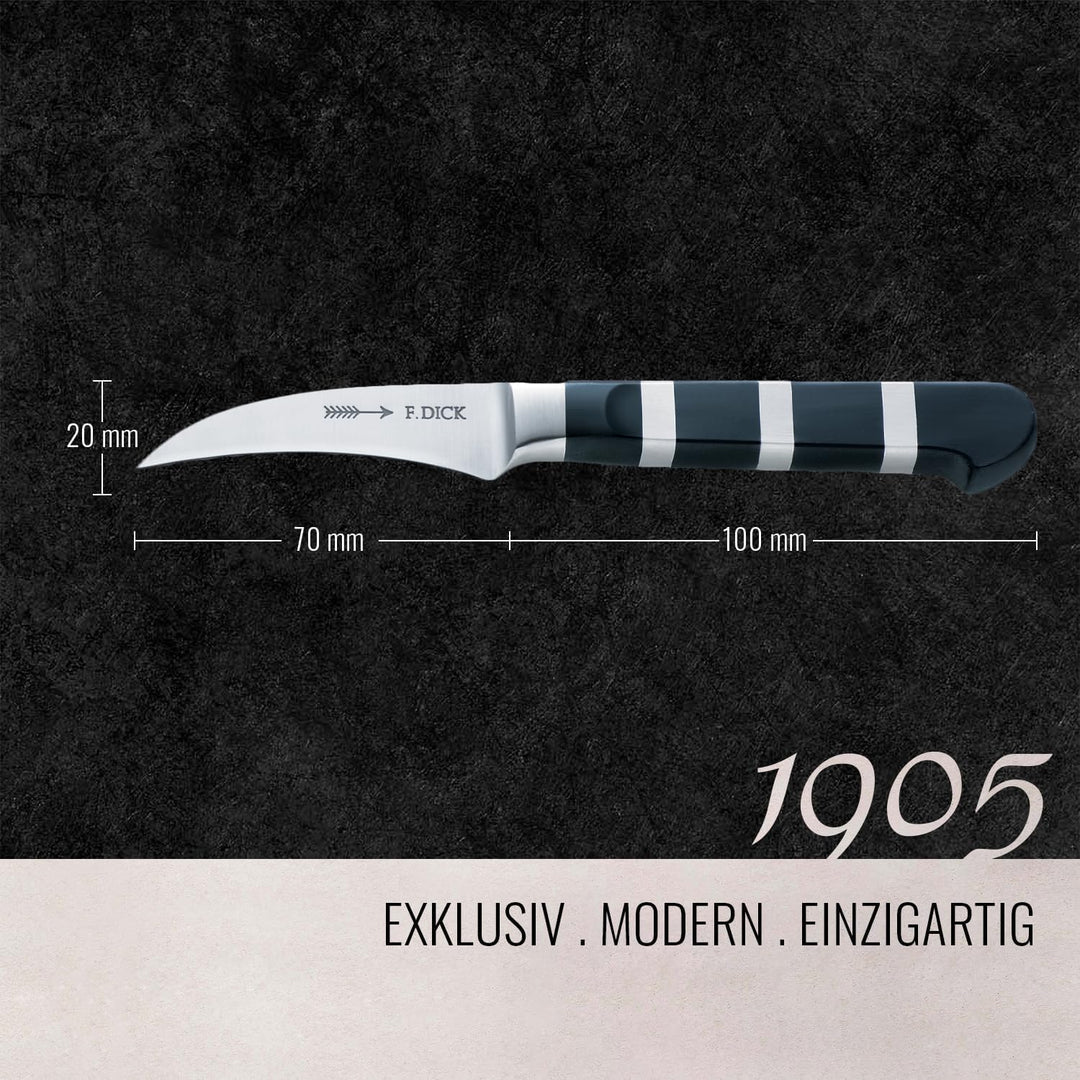 F. DICK Tourniermesser, 1905 (Messer mit Klinge 7 cm, X50CrMoV15 Stahl, nichtrostend, 56° HRC) 81946