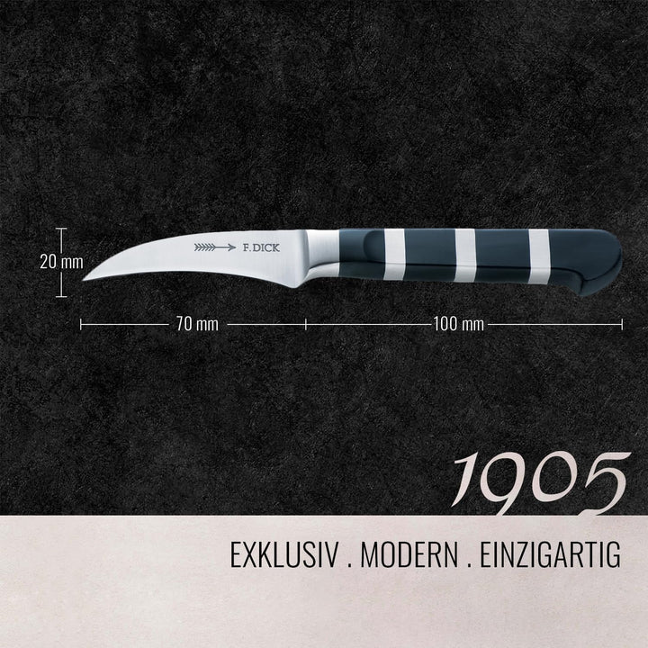 F. DICK Tourniermesser, 1905 (Messer mit Klinge 7 cm, X50CrMoV15 Stahl, nichtrostend, 56° HRC) 81946