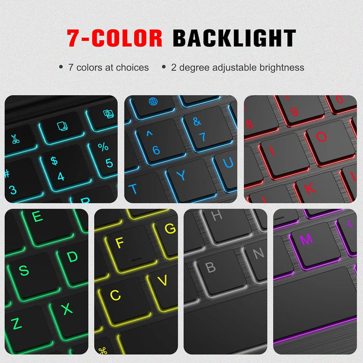 Fintie Hülle mit Tastatur für iPad Air 5 2022 / iPad Air 4 Tastatur 2020 10.9" - Soft TPU Rückseite