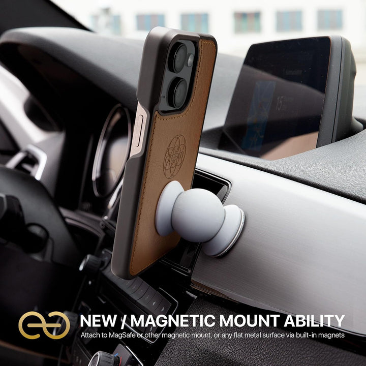 Dreem Fibonacci iPhone 14 Plus Brieftaschen-Etui / 2-in-1 stossfestes Etui und abnehmbares Folio aus