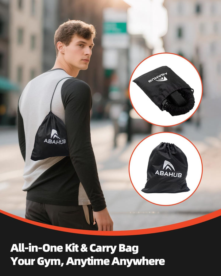 Abahub Klimmzugband Set Klimmzughilfe Widerstandsbänder Pull UP Band für Klimmzüge, Training zu Haus