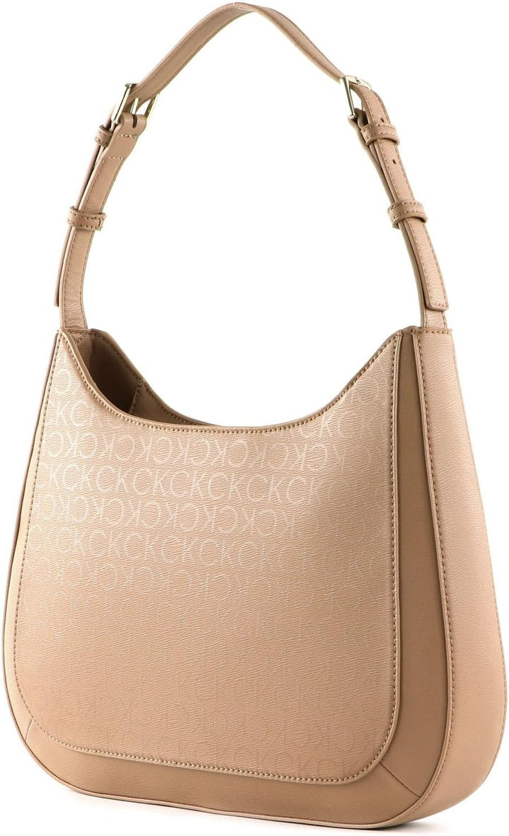 Calvin Klein CK Must Shoulder Bag M Safari Canvas Mono