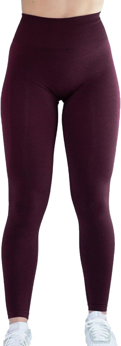 AUROLA Workout-Leggings für Frauen, Nahtlose Scrunch-Strumpfhose, Bauchkontrolle, Fitnessstudio, Fit