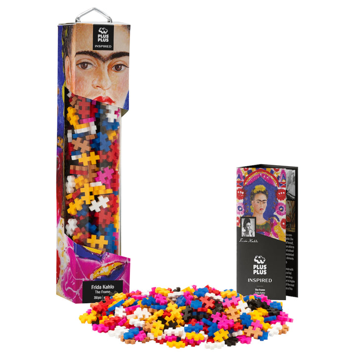 Plus-Plus 5162 Geniales Konstruktionsspielzeug, Der Rahmen von Frida Kahlo, Inspired-Edition, Kreati