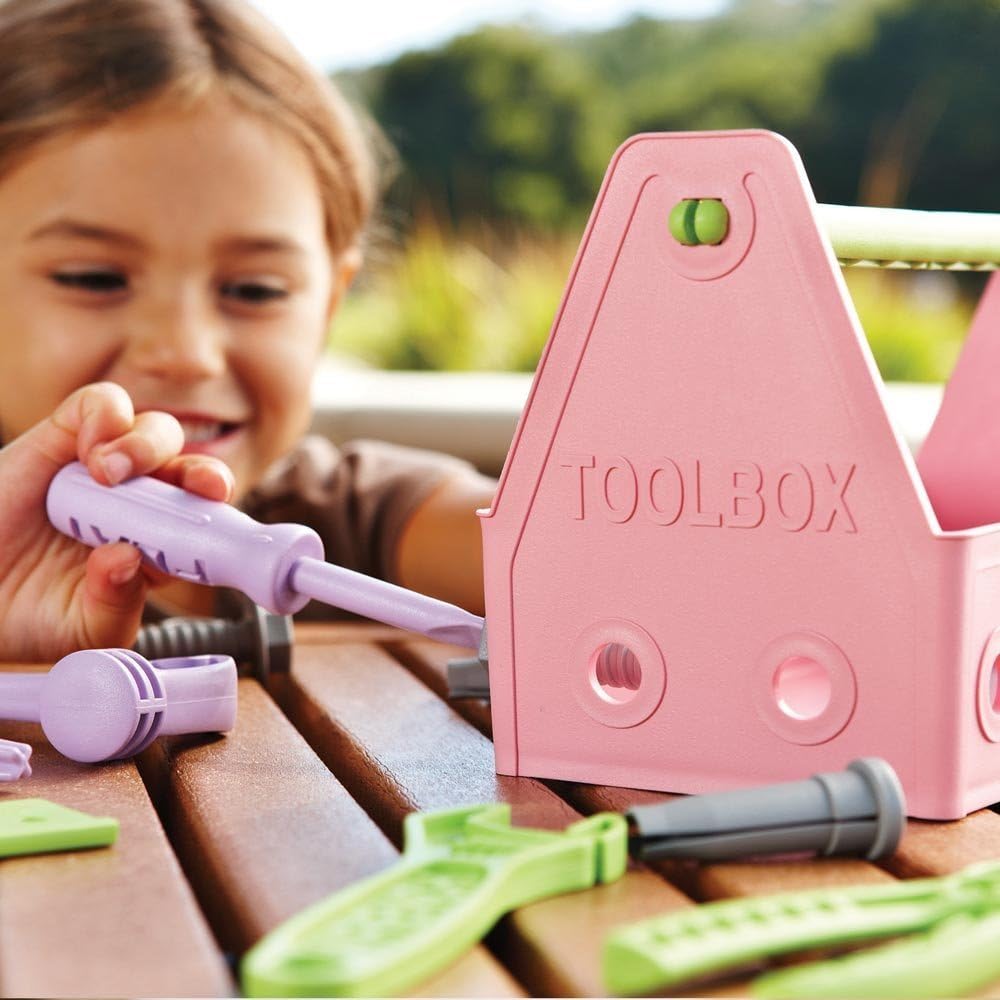 Green Toys Tool Set-Pink, Assorted