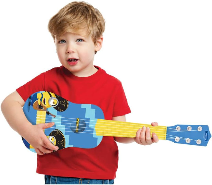 Lexibook, Ich - Einfach unverbesserlich Minions, Meine erste Gitarre für Kinder, 6 Nylonsaiten, 21“