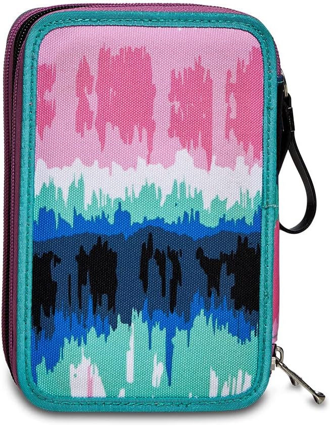 Seven Federmäppchen, Mäppchen, Mehrfarbig, Federtasche für Schreibwaren, Etui komplett mit Bleistift