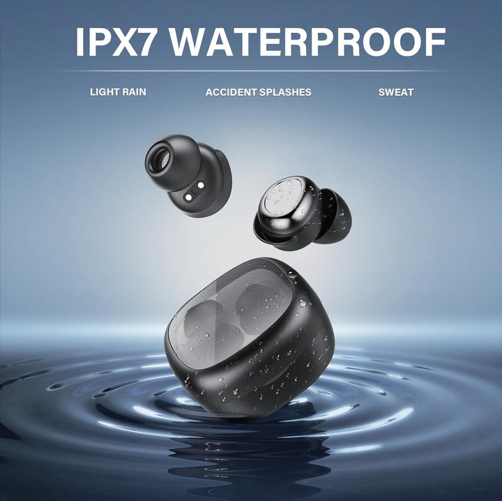 Schlafkopfhörer Bluetooth 5.4 Mini Kopfhörer, 2025 Neue in Ear Kopfhörer Kabellos mit 25 Stunden Akk