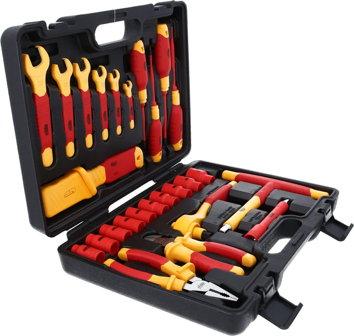 KS Tools 117.1895 Isolierter Werkzeug-Satz für Hybrid- und Elektrofahrzeuge, 26-tlg