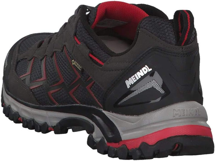Meindl Herren Litepeak Gt Kletterschuhe hoch, Schwarz und Rot., Anthrazit Rot