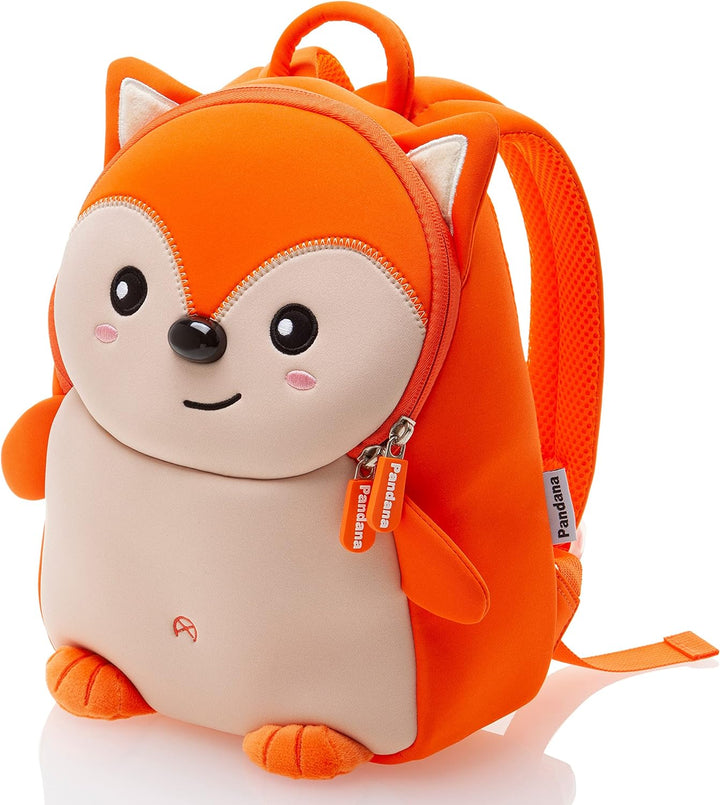 Pandana Kinderrucksack Felix Fuchs mit Brustgurt für Jungen und Mädchen ab 2 Jahren für Kindergarten