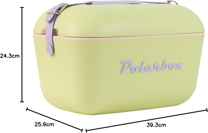 Polarbox Tragbare Kühlbox – Mini-Kühlbox 20 l, Strandkühlbox, kleine tragbare Kühlbox, Vintage, Vers