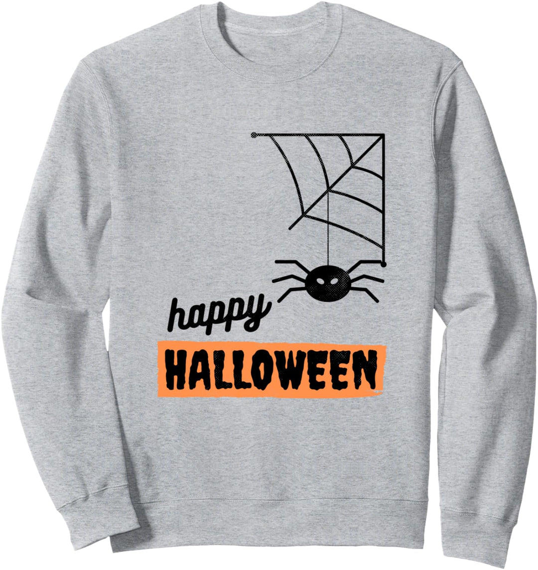 Halloween Spiderweb Design Scary Spiders Gift Autumn Sweatshirt