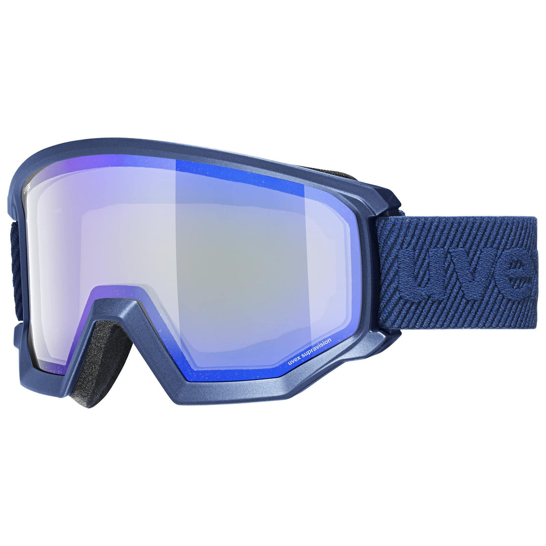 uvex Unisex Athletic Fm Skibrille (1er Pack) Einheitsgrösse navy matt/blue-radar, Einheitsgrösse nav