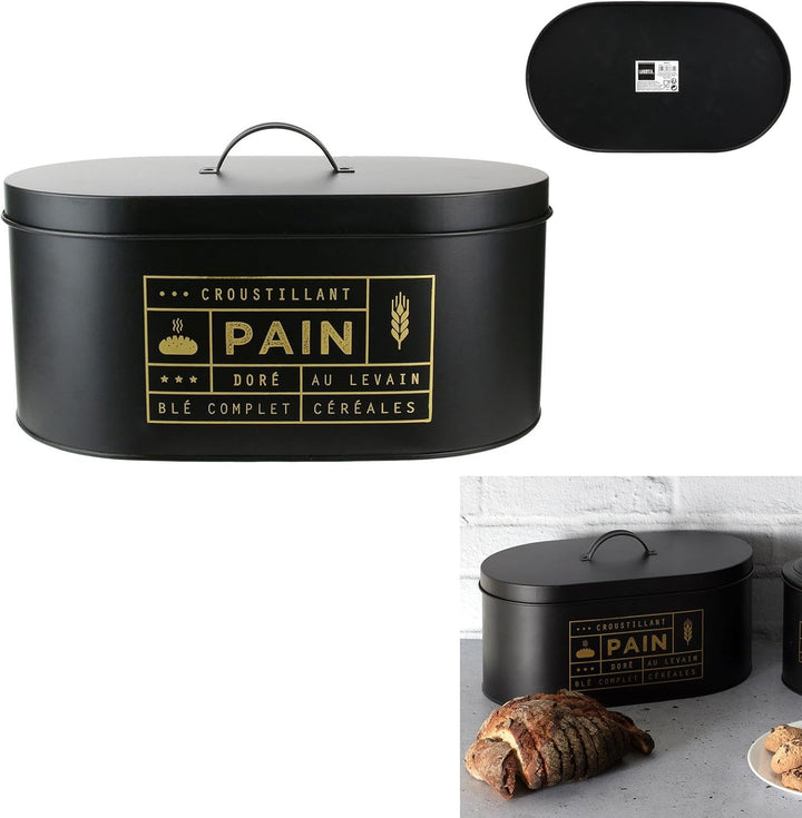 Cook Concept Behälter, Metall, Schwarzes Gold, One Size