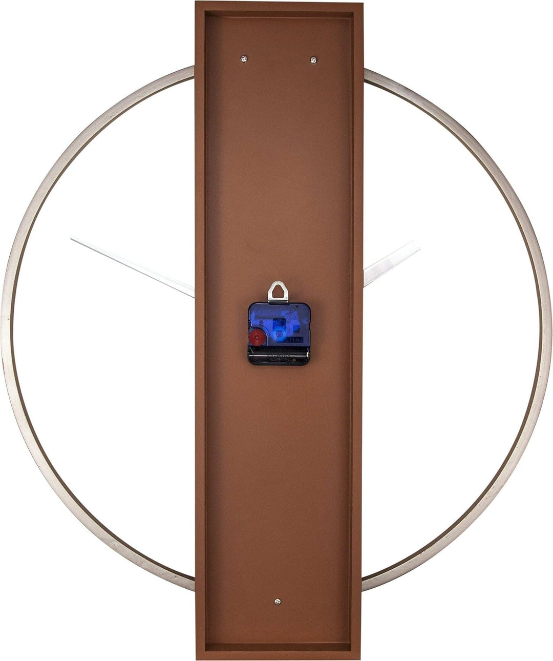 NeXtime Wanduhr "CARL", lautlos, aus Holz, Braun, 58,2 x 50,8 cm
