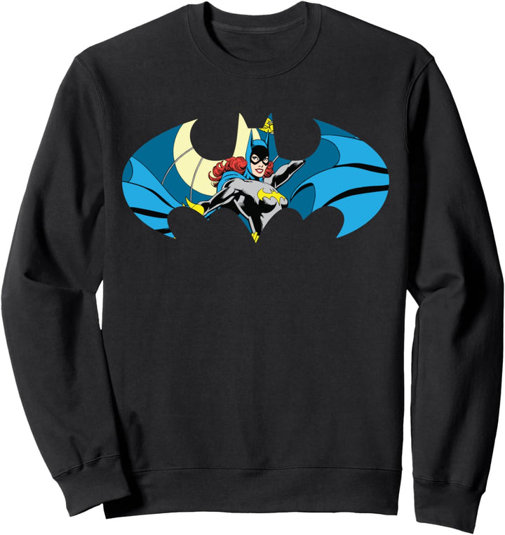 DC Batgirl Logo Charakterschild Sweatshirt