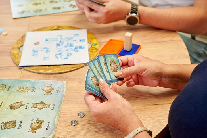 Zoch 601105174 - Die Perlen des Poseidon (Brettspiel) - spannendes Familienspiel ab 8 Jahre für 2-4