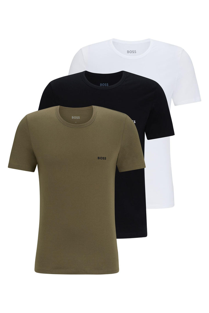 BOSS Herren R-Neck T-Shirt, 3er Pack XXL Openmiscellaneous968, XXL Openmiscellaneous968