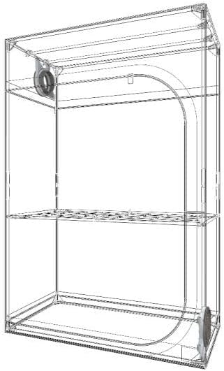 Secret Jardin Dark Street DS120W Rev. 4.0 (Masse: 120x60x178cm)